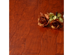 Curved Wood Flooring - Engineered Maple Waved Curved Wood Flooring